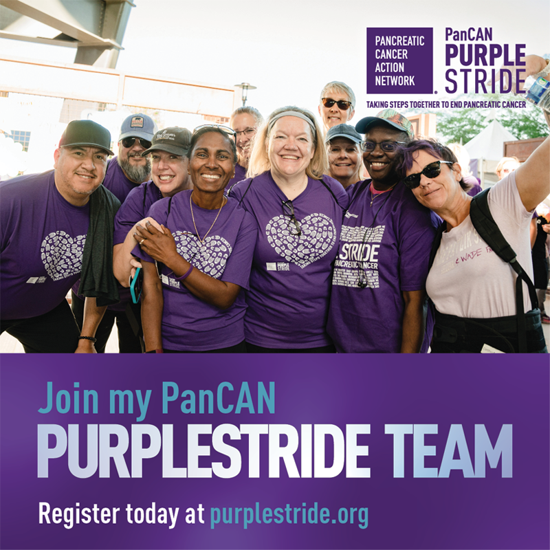Join My PurpleStride Team 2024 1x1