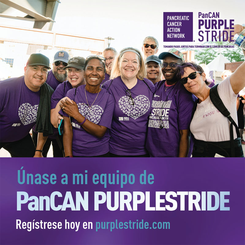 Join My PurpleStride Team 2024 1x1 - SPanish