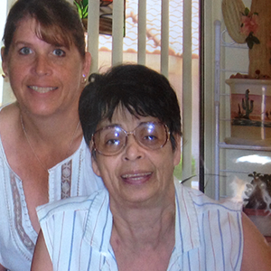 Karen Wall and her mom, Sandy Brown