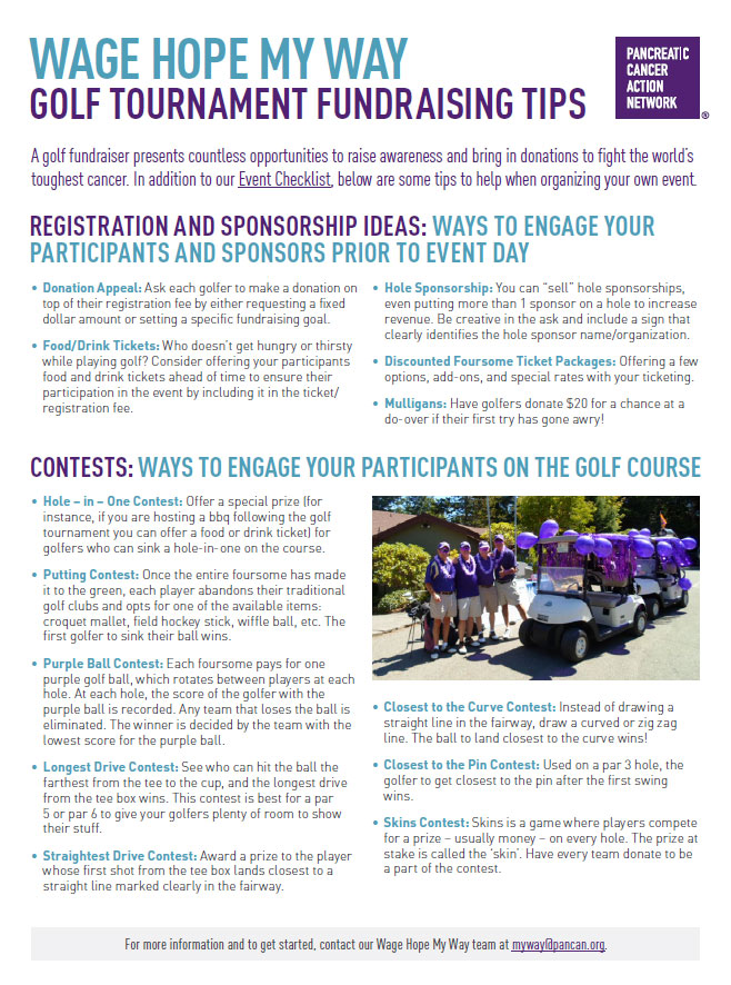 Golf Tournament Fundraising Tips