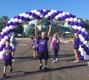 This is my 97 year old Dad coming over the finish line! 