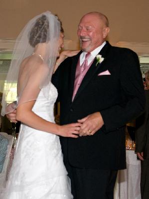 My dad and I dancing at my wedding.