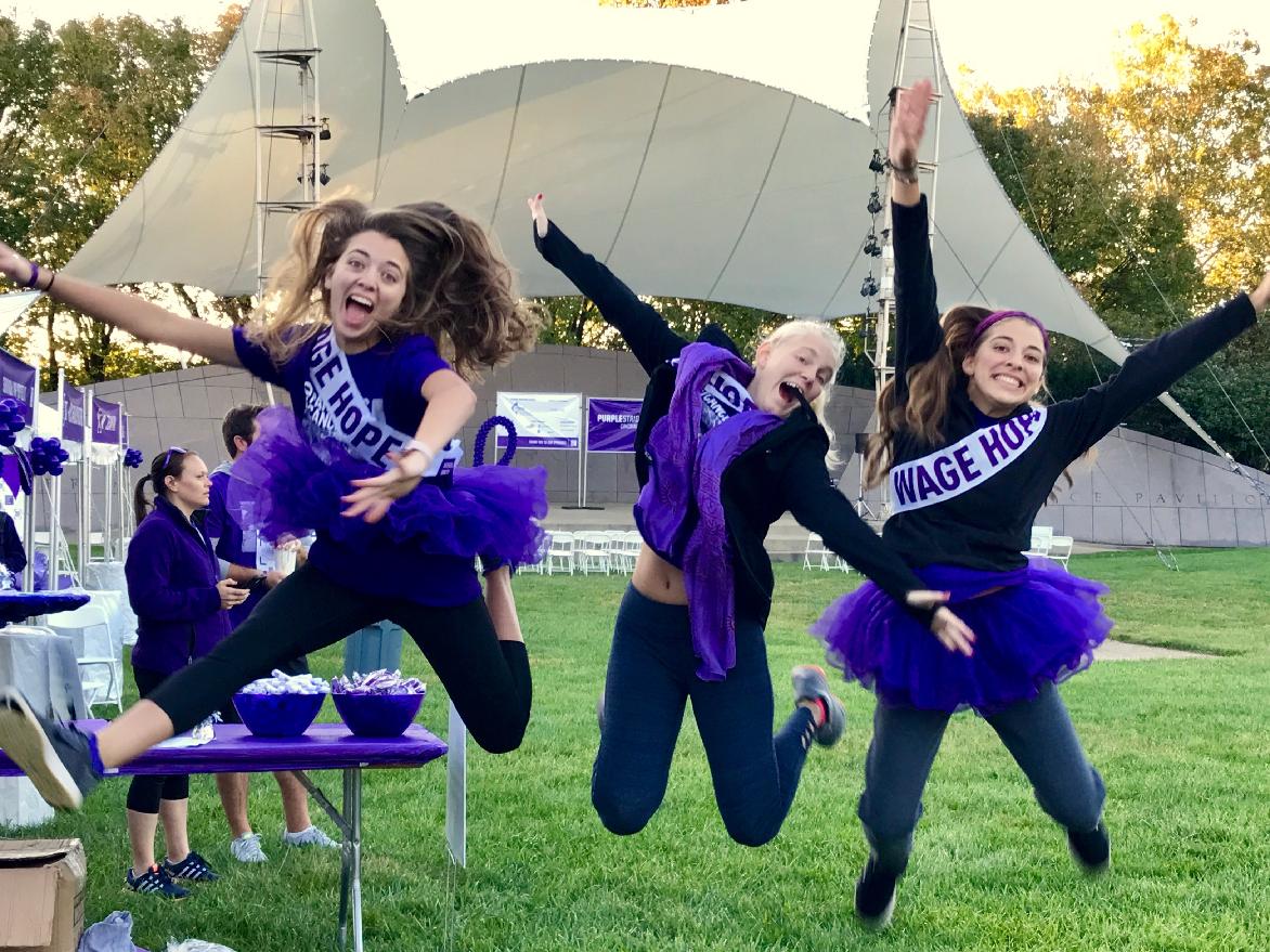 Wage Hope at PurpleStride. The walk to end pancreatic cancer.