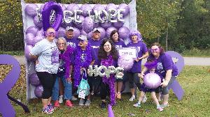Wage Hope at PurpleStride. The walk to end pancreatic cancer.