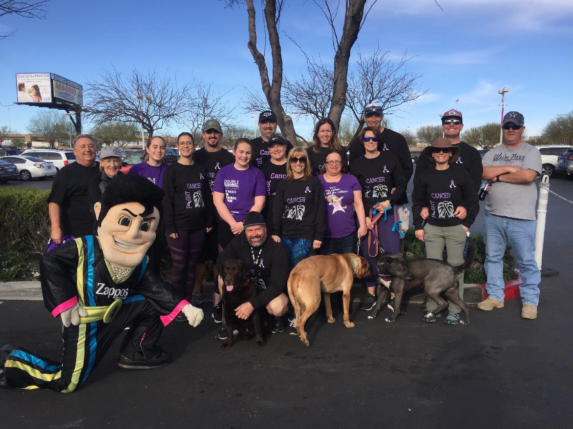 Wage Hope at PurpleStride. The walk to end pancreatic cancer.