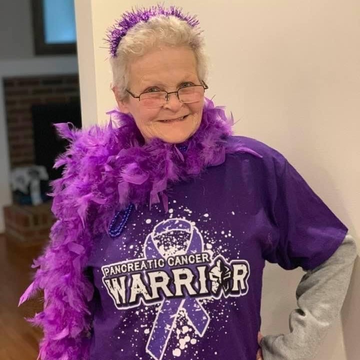 Our mom, Sue Horn, in March 2019. She's why we stride.