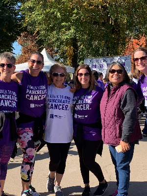 PurpleStride Walk 2019 with Grace