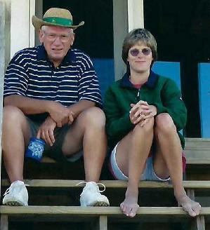 One of many fond beach vacation memories with Daddy