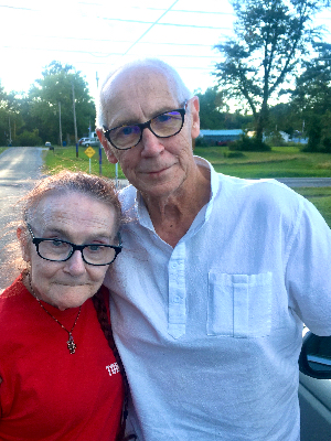 Charlie with his dear sister, Susan