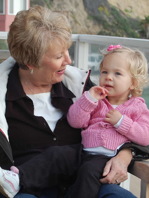 Nana and I at her favorite place- Crystal Cove