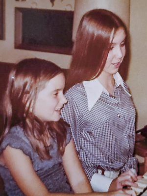 Alyson (9) and me (15)