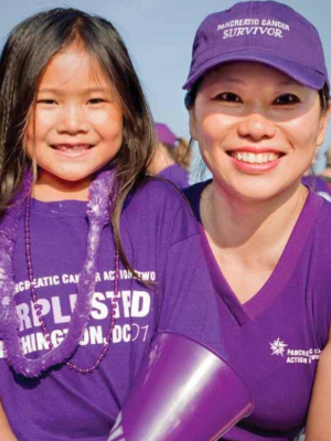 Anne and Holly at first Purplestride DC