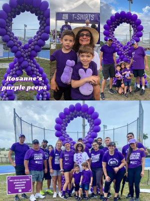Rosanne's Purple Peeps Team