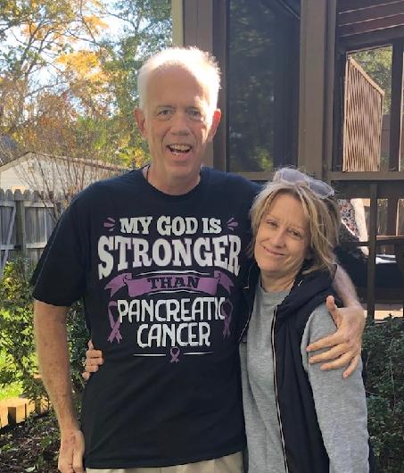 Paul and Michele, his #1 supporter!