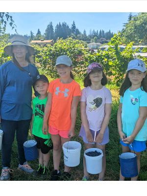 Grandma and her Chickadees