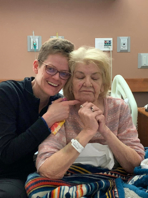 Mom, inpatient hospice, finally pain controlled