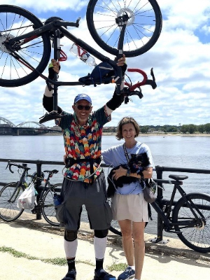14 Months Post Chemo - Celebrating completion of 527 miles in 7 days - RAGBRAI 2023