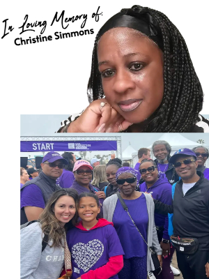 Wage Hope at PurpleStride: the walk to end pancreatic cancer, in loving memory of Christine Simmons