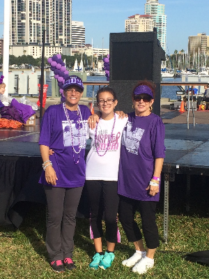 Our very first PanCAN! Mom was a year into remission!