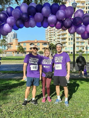 With my sons at one of the many events we attended