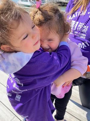 Walking for Purple Stride!