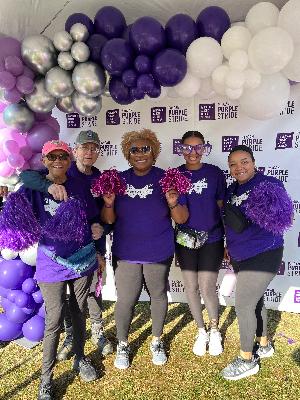 Walking in memory of Clarice - our cousin, mother, grandmother