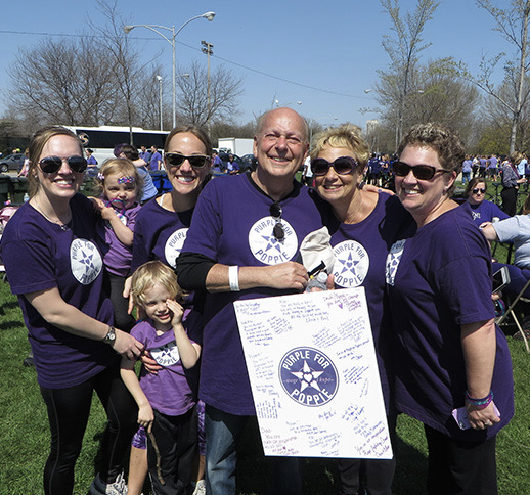 Purple for Poppie -- 10 years!