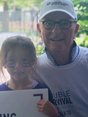 My Papa and I - Purple Stride 2018