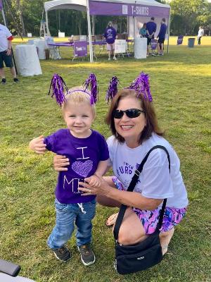 Val & Mimi at Purple Stride 2024