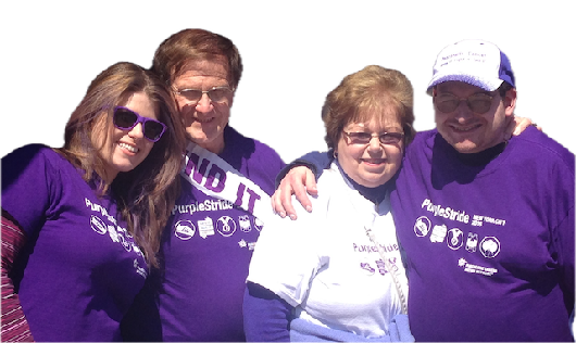 Brigid's Believers at Purple Stride 2015