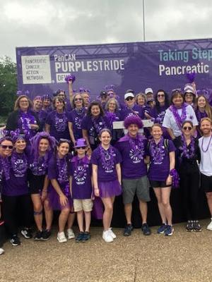Purple Stride Purple People Leaders Team 2024