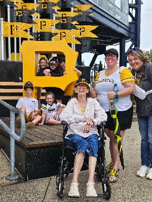 Grammy's last Pirates game.