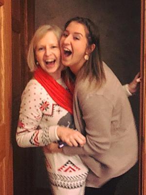 The last picture I took with my mom on Christmas Eve, 2016.