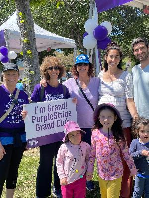 Purple Stride 2024 - our small but might team!