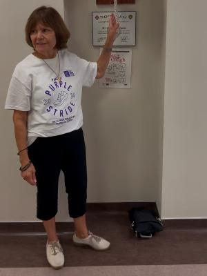 Ringing the bell after 6 months of chemo.