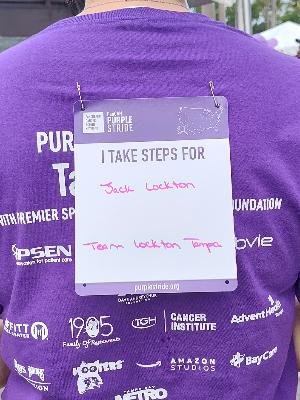 Proud to walk in honor of our founder, Jack Lockton.