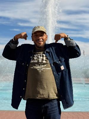 Walking like a champ