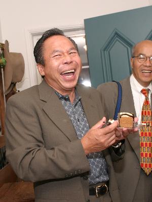 Dad was always laughing!