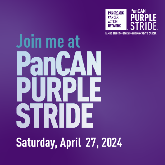PurpleStride USA 2024 Ryan legacy Pancreatic Cancer Action Network